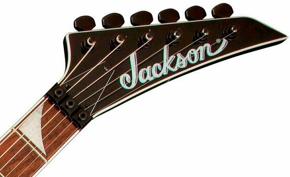 Guitare électrique Jackson Rhoads RRXMG Black with White Pintstripe - 2