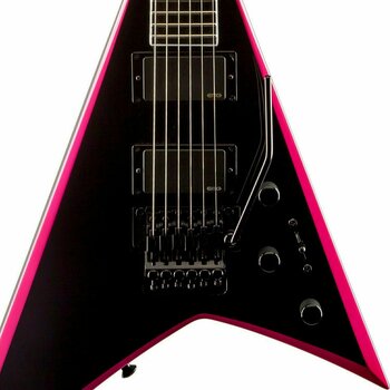Electric guitar Jackson Rhoads RRXMG Black with Pink Bevels - 2