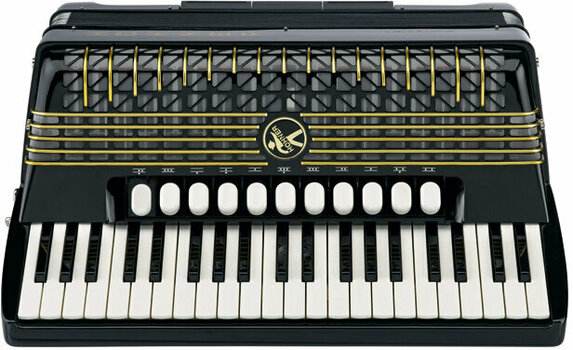Pianodragspel Hohner Atlantic IV 120 Black - 2