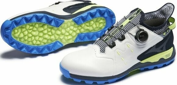 Chaussures de golf pour hommes Mizuno Wave Hazard Pro Boa White/Neo Lime 43 - 2