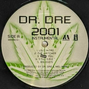 Vinyl Record Dr. Dre - 2001 (Instrumentals Only) (2 LP) - 2
