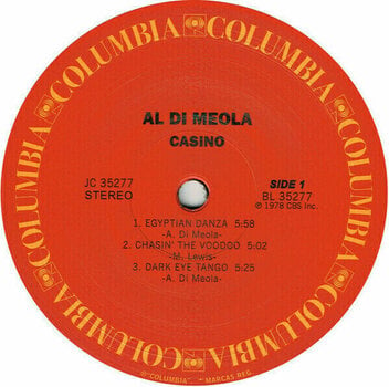 Vinyl Record Al Di Meola - Casino (Reissue) (Remastered) (180g) (LP) - 2