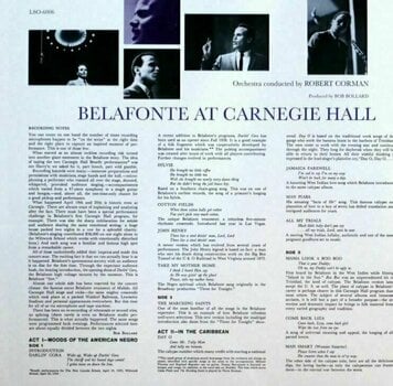 Disco de vinilo Harry Belafonte - Belafonte At Carnegie Hall (Reissue) (Remastered) (180g) (2 LP) - 6