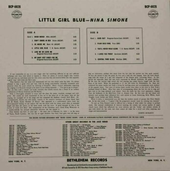 Vinyylilevy Nina Simone - Little Girl Blue (Remastered) (Limited Edition) (180g) (LP) - 4