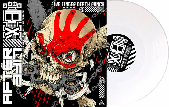 Disco de vinilo Five Finger Death Punch - Afterlife (White Vinyl) (2 LP) - 2