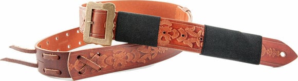 Leather guitar strap RightOnStraps Legend BM Bohemian Leather guitar strap Woody - 3