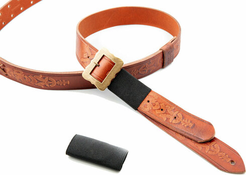 Leather guitar strap RightOnStraps Legend BM Bohemian Leather guitar strap Woody - 13