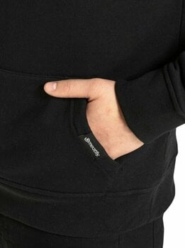 Hættetrøje til udendørs brug Meatfly Logo Hoodie Black S Hættetrøje til udendørs brug - 4