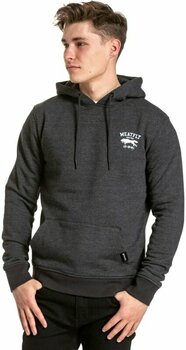 Sudadera con capucha para exteriores Meatfly Leader Of The Pack Hoodie Charcoal Heather M Sudadera con capucha para exteriores - 2