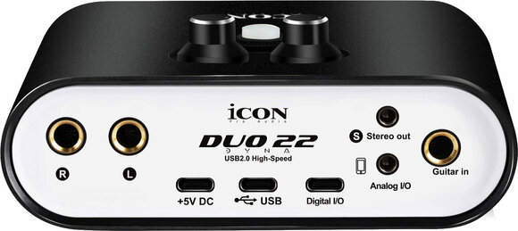 USB audio převodník - zvuková karta iCON Duo22 Dyna - 4