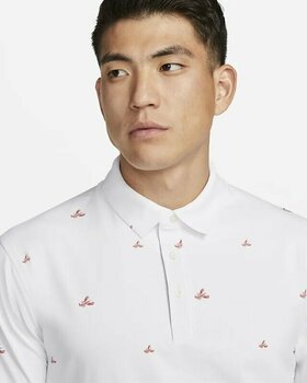 Polo-Shirt Nike Dri-Fit Player Summer Mens Polo Shirt White/Brushed Silver 2XL - 3