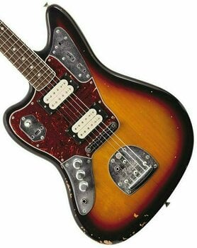 Guitare électrique Fender Kurt Cobain Jaguar RW LH 3-Tone Sunburst - 4