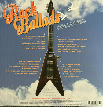 Disco de vinilo Various Artists - Rock Ballads Collected (180g) (Translucent Red Vinyl) (2 LP) - 6