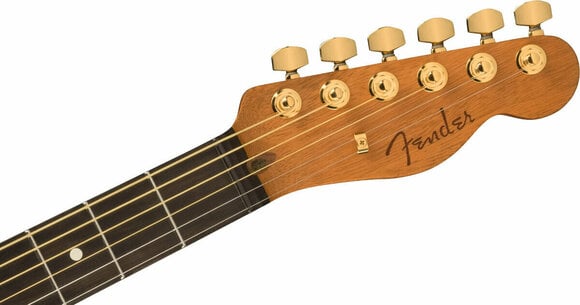 Elektroakusztikus gitár Fender FSR American Acoustasonic Telecaster Blue Flower - 5
