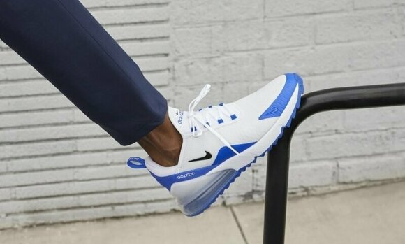 Мъжки голф обувки Nike Air Max 270 G Golf Shoes White/Black/Racer Blue/Pure Platinum 44 - 9
