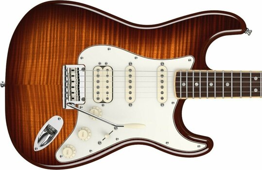 Guitarra elétrica Fender Select Stratocaster HSS Tobacco Sunburst - 3