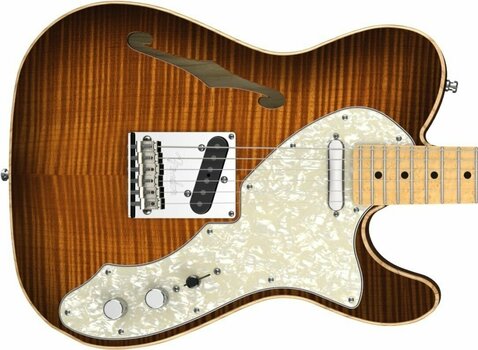 Electric guitar Fender Select Thinline Telecaster ViolinBurst - 2