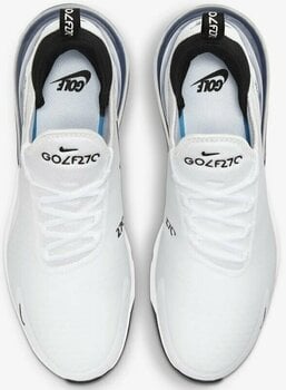 Chaussures de golf pour hommes Nike Air Max 270 G Golf Shoes White/Black/Pure Platinum 35,5 - 4