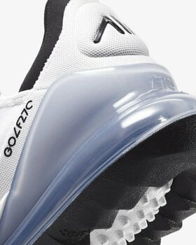 Férfi golfcipők Nike Air Max 270 G Golf Shoes White/Black/Pure Platinum 35,5 - 8