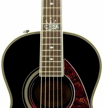 Guitarra acústica de assinatura Fender Ron Emory Loyalty Parlor Vintage Sunburst - 3