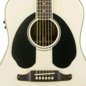 Guitarra eletroacústica de assinatura Fender Tony Alva Sonoran SCE White Pearl - 3