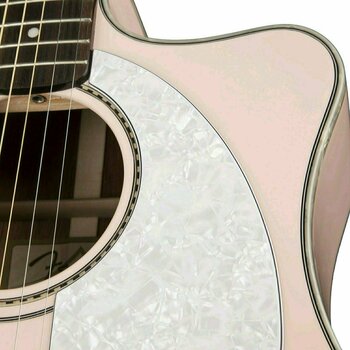 Guitare Dreadnought acoustique-électrique Fender Sonoran SCE Shell Pink - 3