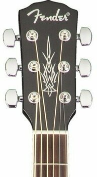Guitare Dreadnought acoustique-électrique Fender T bucket 300CE Transparent Dark Brown - 2