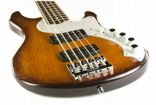 Bas elektryczna Fender American Deluxe Dimension Bass V HH Violin Burst - 2