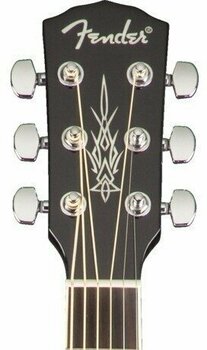 Dreadnought elektro-akoestische gitaar Fender T bucket 300CE Transparent Blue - 2