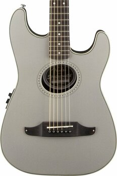 Elektroakoestische gitaar Fender Stratacoustic Plus Inca Silver - 2