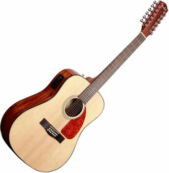 12-saitige Elektro-Akustikgitarre Fender CD160SE 12 String Natural - 3
