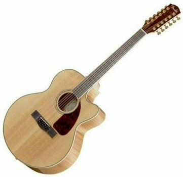 12-string Acoustic-electric Guitar Fender CJ290 SCE 12 Natural - 5