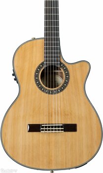 Klassisk gitarr med förförstärkare Fender CN240 SCE Thinline Natural - 3