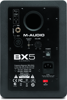 2-pásmový aktívny štúdiový monitor M-Audio BX5 Carbon Studio Monitor - 3
