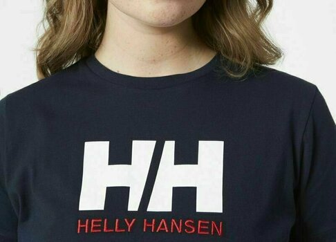 T-Shirt Helly Hansen Women's HH Logo T-Shirt Navy XL - 3