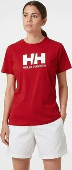 Camisa Helly Hansen Women's HH Logo Camisa Red XS - 4