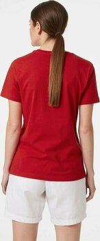 T-Shirt Helly Hansen Women's HH Logo T-Shirt Red XS - 5