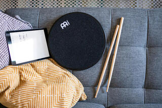 Training Pad Meinl MMP12BK Practice Pad Black 12" - 5