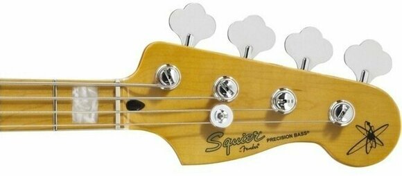 Elektromos basszusgitár Fender Squier Chris Aiken Precision Bass Olympic White - 2
