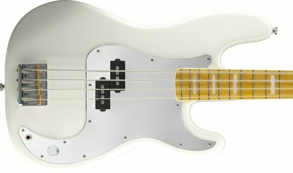 Elektrická baskytara Fender Squier Chris Aiken Precision Bass Olympic White - 4