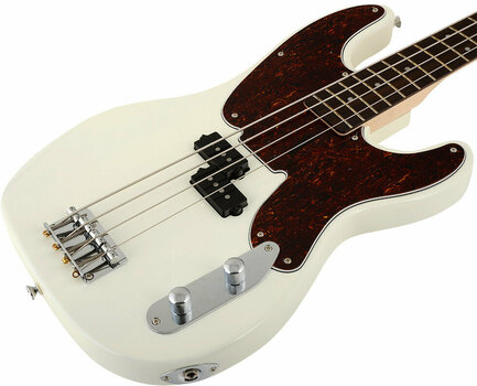 E-Bass Fender Squier Mike Dirnt Precision Arctic White - 4