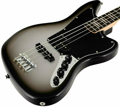 4-kielinen bassokitara Fender Squier Troy Sanders Jaguar Bass Silverburst - 4