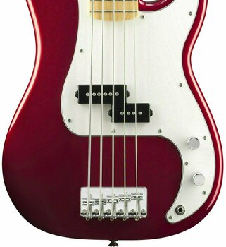 5-strenget basguitar Fender Squier Vintage Modified Precision Bass V 5 String Candy Apple Red - 3