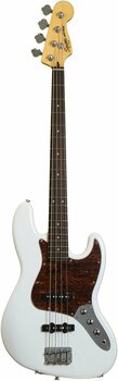 4-string Bassguitar Fender Squier Vintage Modified Jazz Bass Olympic White - 3