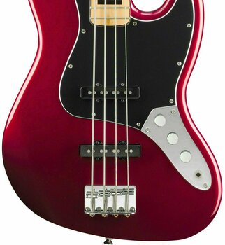 4-string Bassguitar Fender Squier Vintage Modified Jazz Bass 70s Candy Apple Red - 3