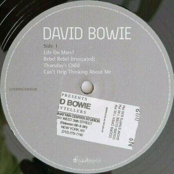 Vinyl Record David Bowie - VH1 Storytellers (LP) - 3