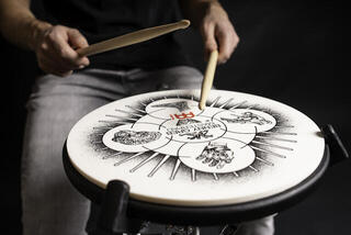 Training Pad Meinl MPP-12-BG Practice Pad 12" - 7