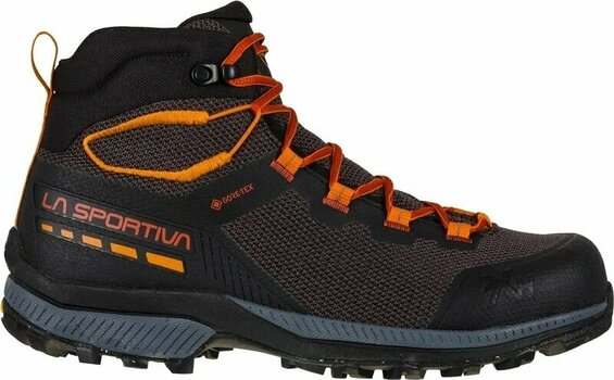 Mens Outdoor Shoes La Sportiva TX Hike Mid GTX Carbon/Saffron 41,5 Mens Outdoor Shoes - 2