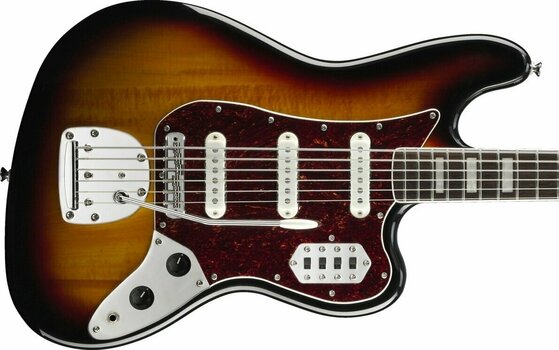 6-string Bassguitar Fender Squier Vintage Modified Bass VI 6 String 3 Color Sunburst - 3