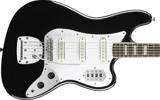 6-snarige basgitaar Fender Squier Vintage Modified Bass VI 6 String Black - 3